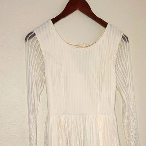 Charlotte Russe Cream Lace Dress